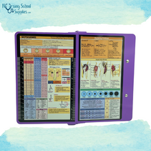 Load image into Gallery viewer, Purple Foldable Nursing Clipboard
