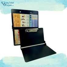 Load image into Gallery viewer, Black Foldable Nursing Clipboard
