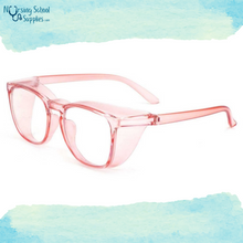Load image into Gallery viewer, Pink Safety Glasses, Anti-Fog
